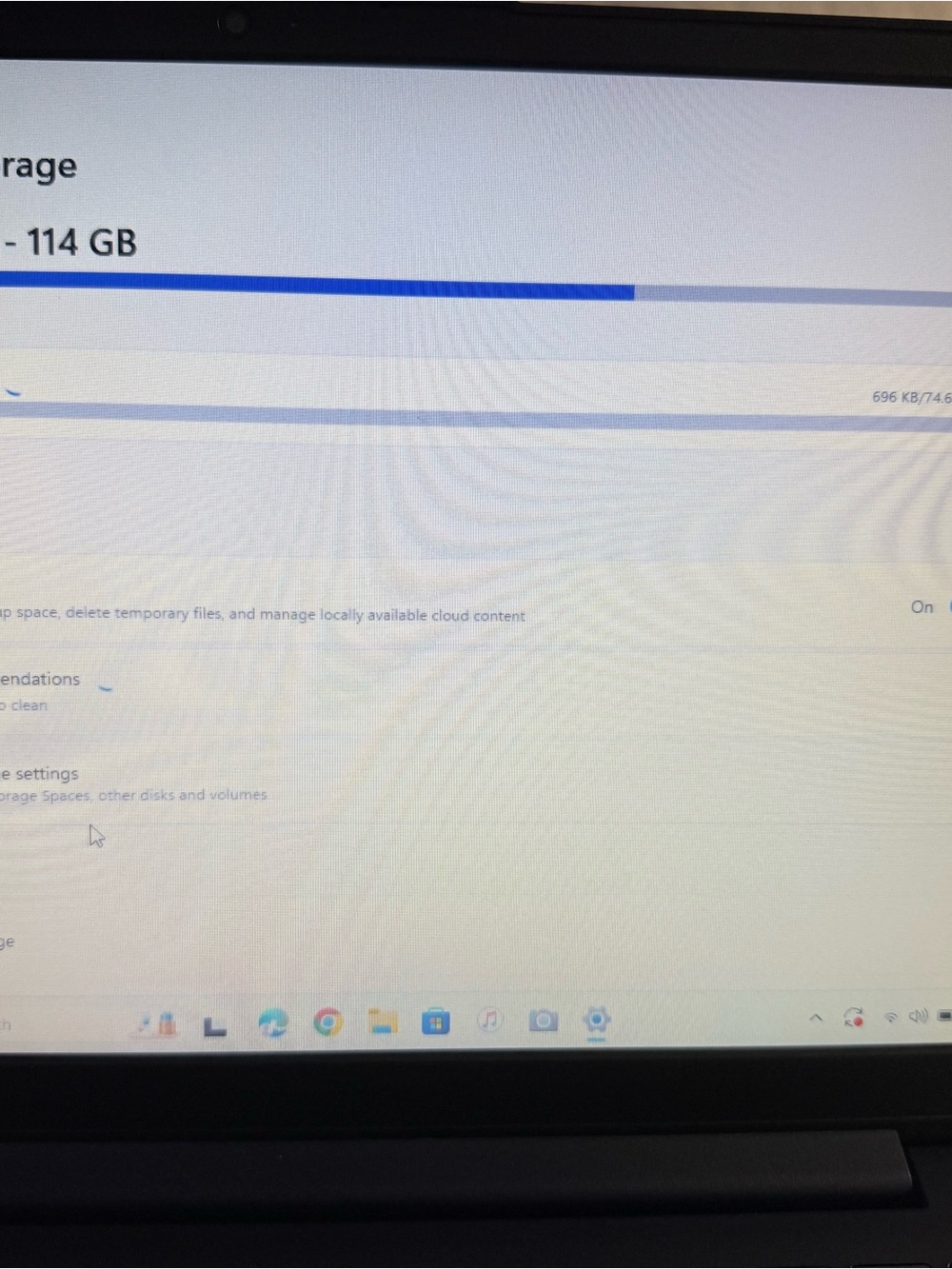 Lenovo Navy Blue Laptop with Charger and Pink Mouse - Picture 12 of 13
